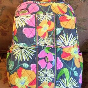 VERA BRADLEY Backpack Purse Jazzy Blooms